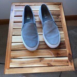 KEDS Double Decker Suede Slip On Sneakers Shoes Women’s Sz 7.5 Gray